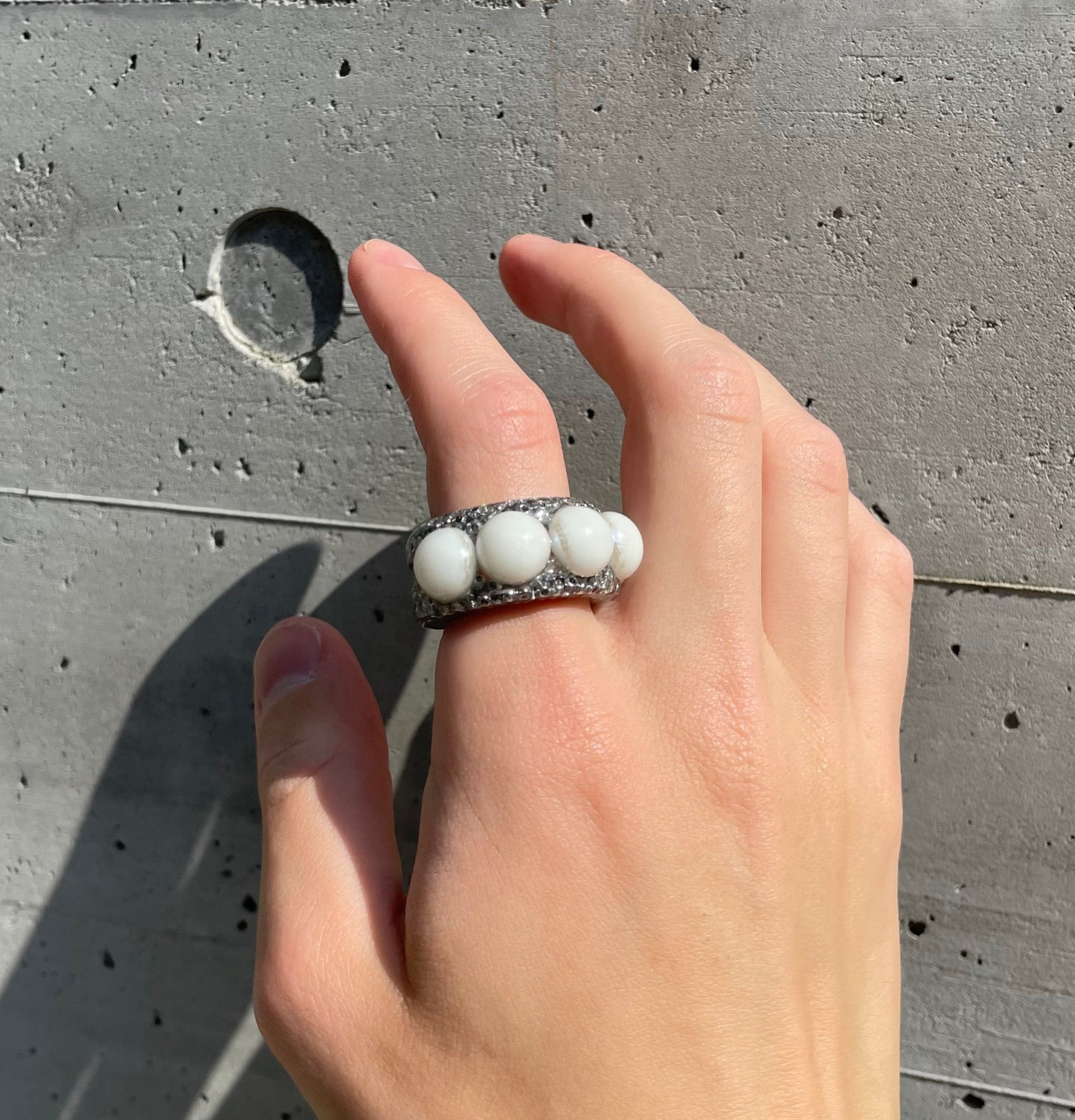 Pearl blue and Pearl sliver set