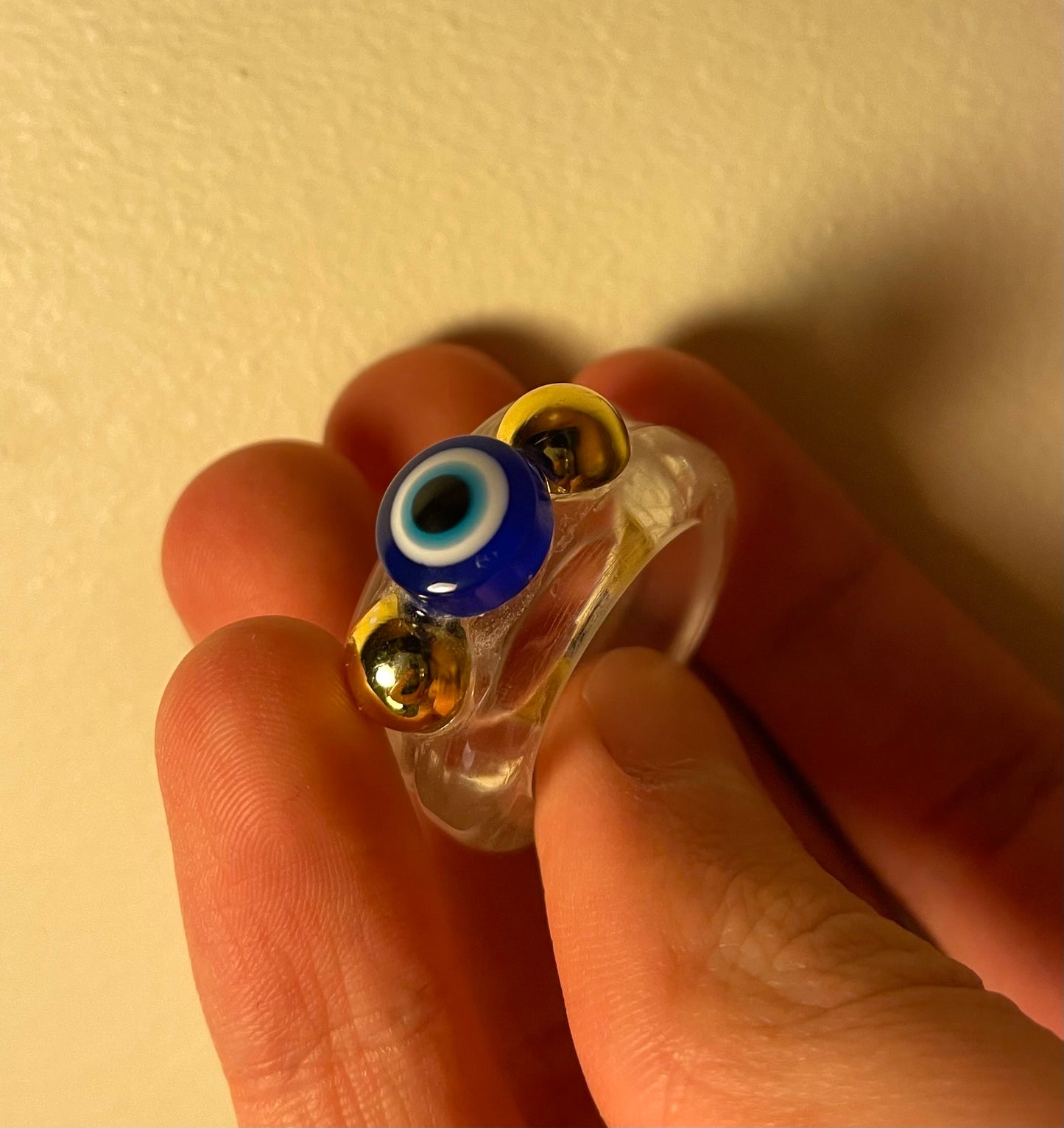 Evil eye ring